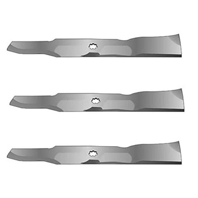 Set of 3 Lawn Mower Blades To Fits John Deere 54" E180 190C LA150 G110 GX21380