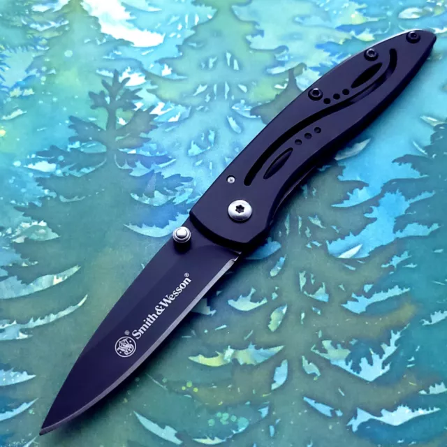 Smith & Wesson Little Pal Super Thin Frame Lock Black Folding Pocket Knife