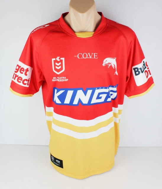 REDCLIFFE DOLPHINS 2023 NRL Mens Home Rugby League Jersey Size XL 59.95 PicClick AU