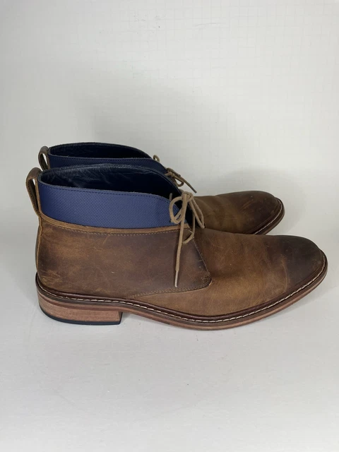 COLE HAAN COLTON C11771 Mens Brown Leather Chukka Boots 7 M 228 99.00 PicClick