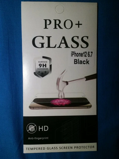 x10 Wholesale Joblot For iPhone 12 Pro MAX Glass Screen Protector Tempered Black