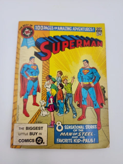 DC Special Blue Ribbon Digest Volume 4 #25 Superman Mid-Low Newsstand Copy 1982