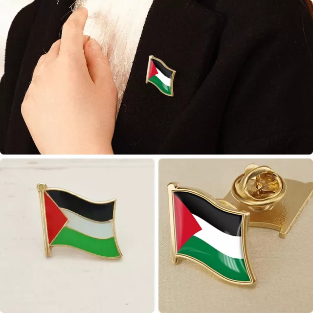PALESTINE PALESTINIAN FLAG Pin-Badge-Brooch $5.18 - PicClick AU