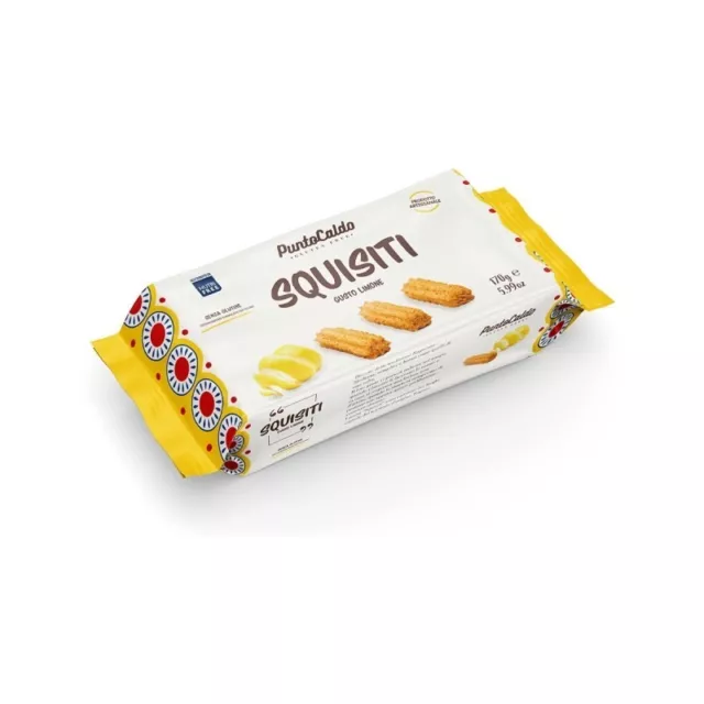 PUNTO CALDO Squisito Al Limone - Gluten Free Cookies 170 G