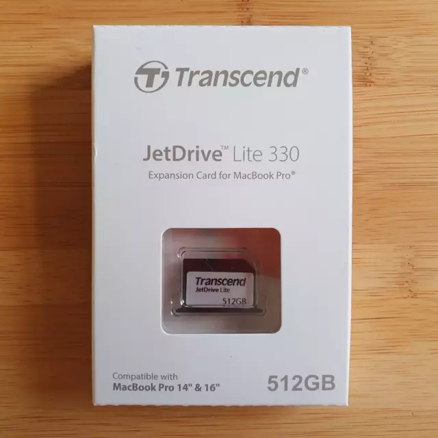 Transcend JetDrive Lite 330 512GB Erweiterungskarte MacBook Pro 14""/16""