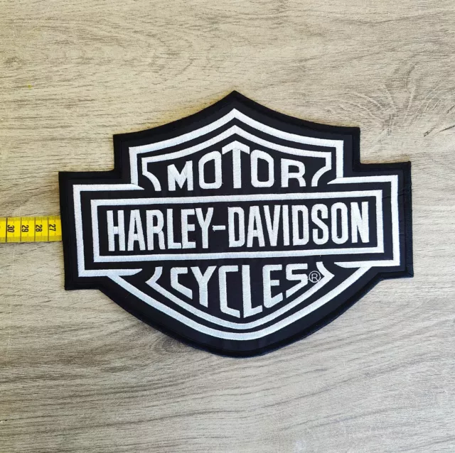 PACK dorsal Patch HARLEY Davidson motorcycles XXL + Bar and Shield écusson biker 3