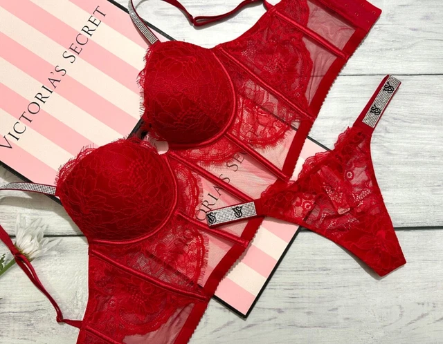 Victoria's Secret Dream Anges Méchant Soutien-Gorge Strass Décoré