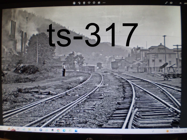 Glass Negative Riddlesburg Train Depot Chruch Huntingdon Broad Top RR Bedford Pa Glass Negative Riddlesburg Train Depot Chruch Huntingdon Broad Top RR Bedford Pa