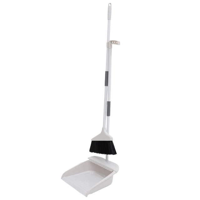 1 set di strumenti per la pulizia del pavimento, scopa pala spazzatrice pavimento, portatile