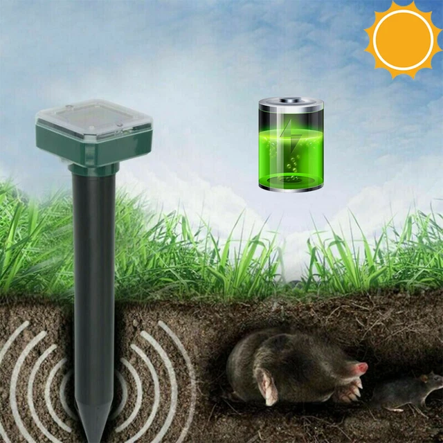 4/8/12 Solar Maulwurfschreck Wühlmausschreck Maulwurf - Foto 9