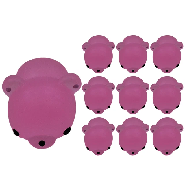 10 piezas Vent Juguete Decoración Olor Niños Forma Animal TPR