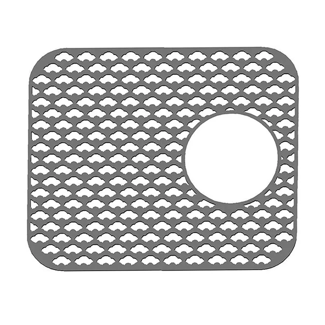 Tappetino protettivo lavandino cucina in silicone, pieghevole resistente al calore non da cucina Y7I8