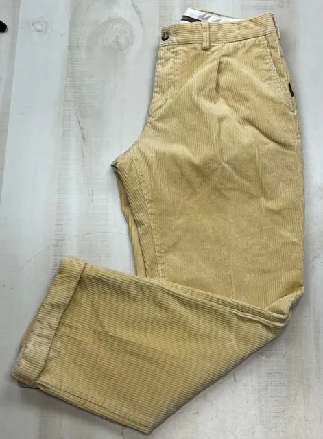 Barbour Corduroy Pants Beige Men’s ACTUAL Size 34 x 30 (tagged Size 36)