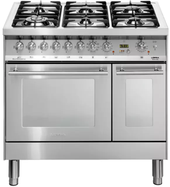 Lofra Pd96Mfte/Cisf Cucina Inox 90X60 Forno Elettrico Multifunzione 5Bruciatori