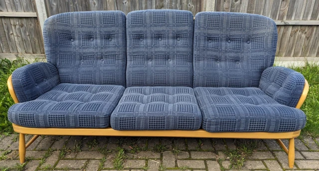 Midcentury Retro Vintage Ercol 3 Seater sofa