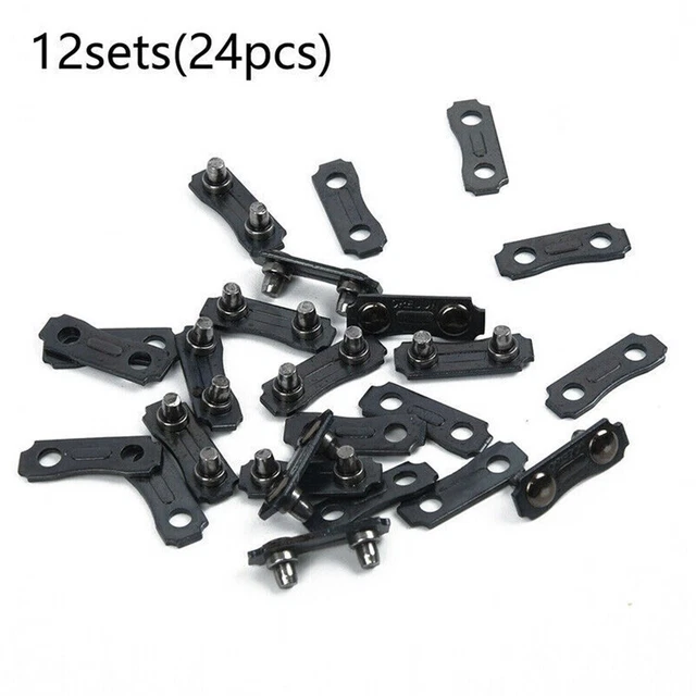 Kit Réparation Chaîne Tronçonneuse 24 Pièces - Maillons 3/8" Pour Type Oregon #72 (Jauge .050/.058) | Compatible Multi-Marques