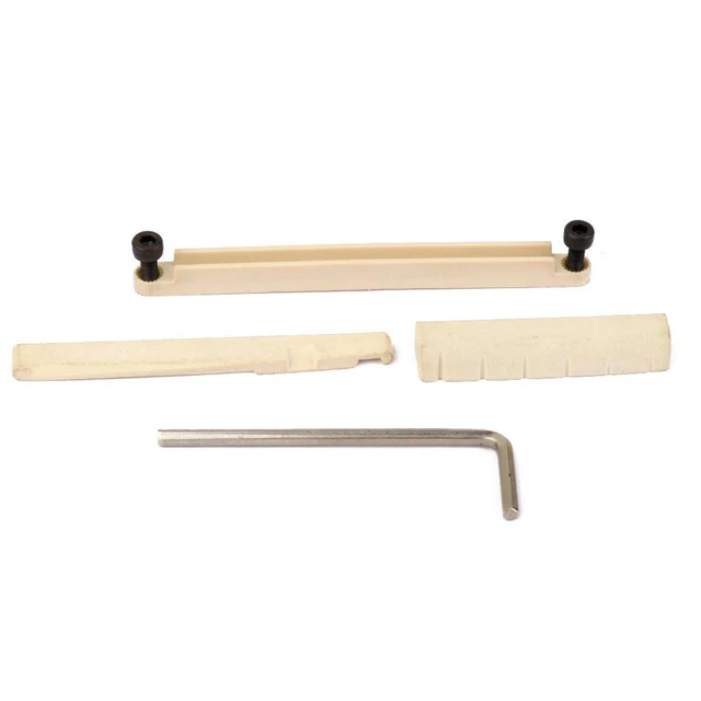 Jeu Broches D'Écrou Pont Guitare + Chevalet + Selle - Pour Guitare Acoustique 6 Cordes