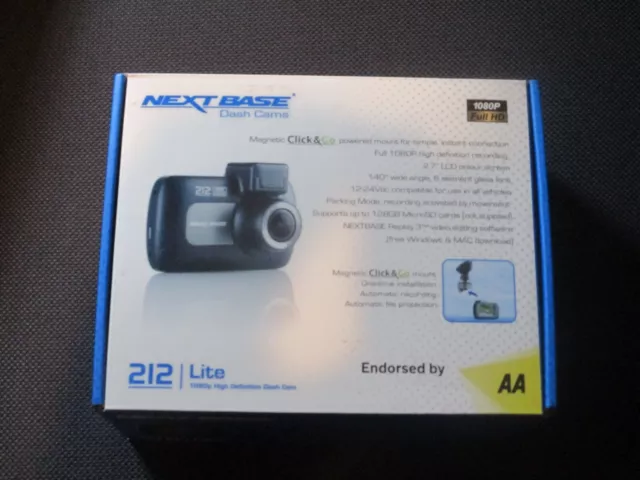 Nextbase 212 Lite Dash Camera 1080p HD