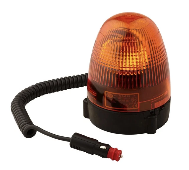 Hella Halogen-Rotating Beacon - KL Rotafix - 12V - Yellow - 2RL007337-021