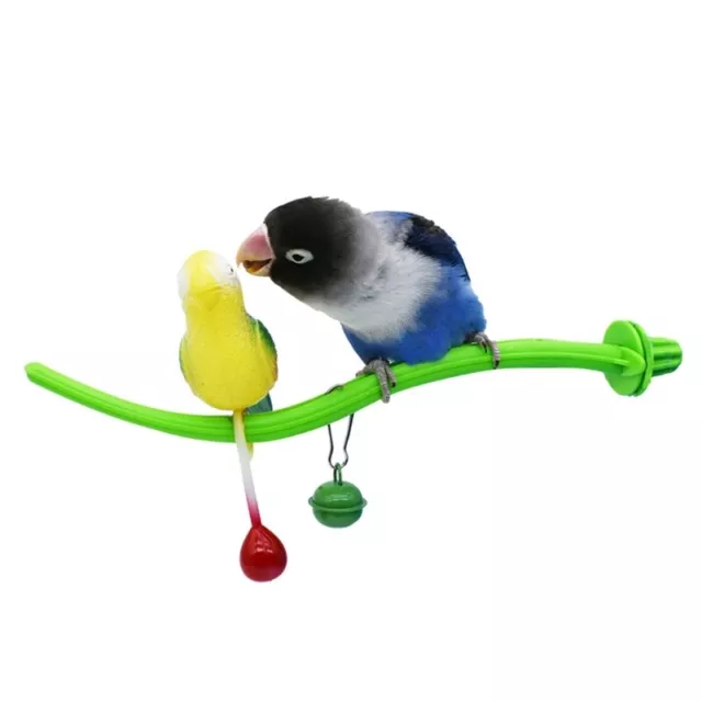 Plastic Parrot Perch Bird Training Grinding Toy Pet Cockatiel Play-platform 3
