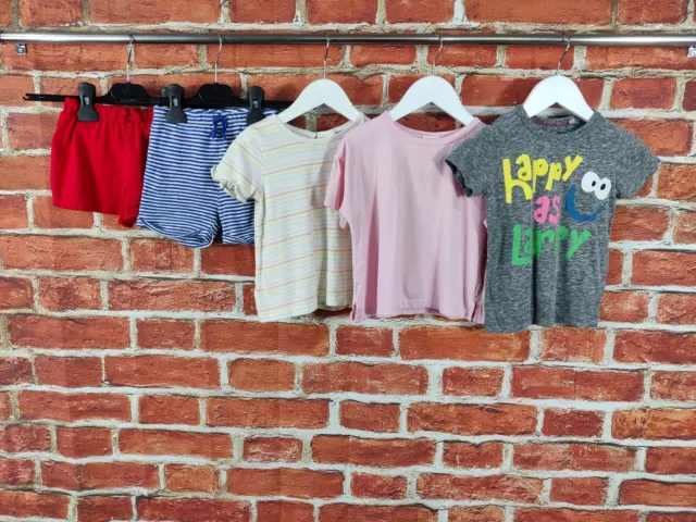 Baby Girls Bundle Age 12-18 Months Joules Zara Etc Summer Shorts T-Shirts 86Cm
