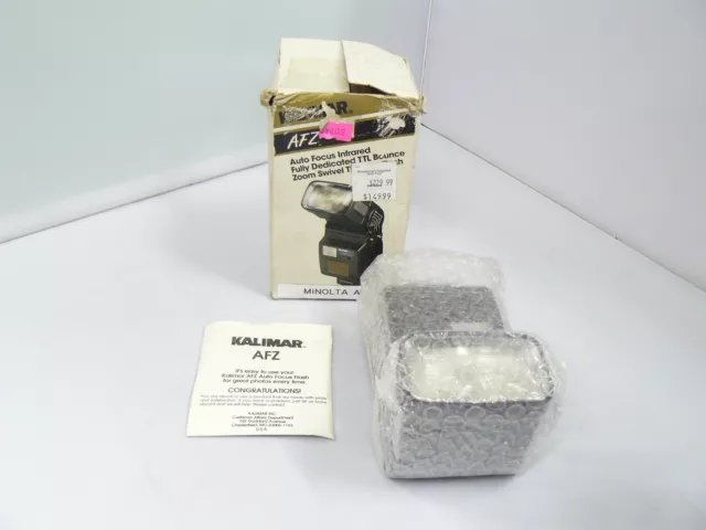 Kalimar - AFZ Auto Focus Infrared Fully Dedicated TTL Bounce Zoom Swivel Thyrist