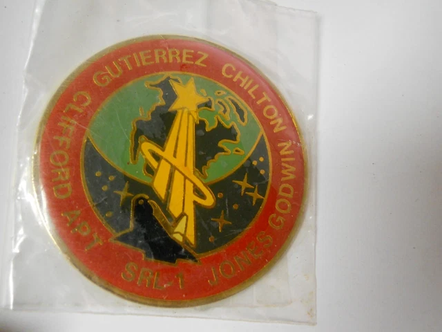 NASA  STS-59 SRL-1 Shuttle Mission One sided Medallion Plaque Token  2"