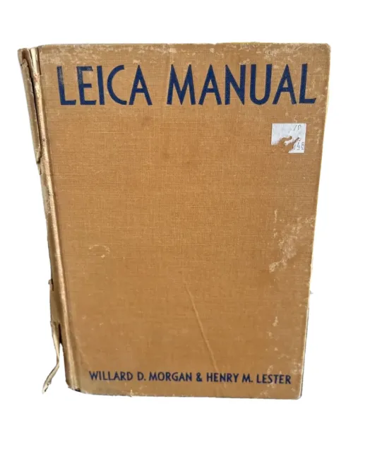 Leica Manual Willard D. Morgan & Henry M. Lester 1951 De Colección