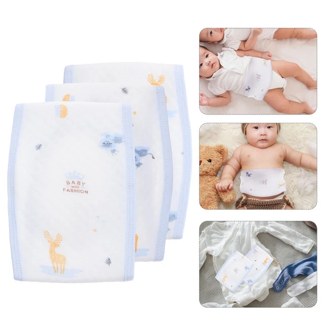 3 PCS NEWBORN Navel Patch Belt Baby Umbilical Cord Infant Belly Band