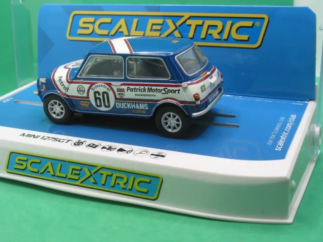 Scalextric C4337 Mini 1275 Gt Patrick Motorsport Richard Longman 1979   Bnib