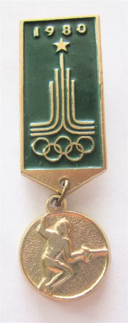 Moscow 1980 Olympic Games Fencing Pin