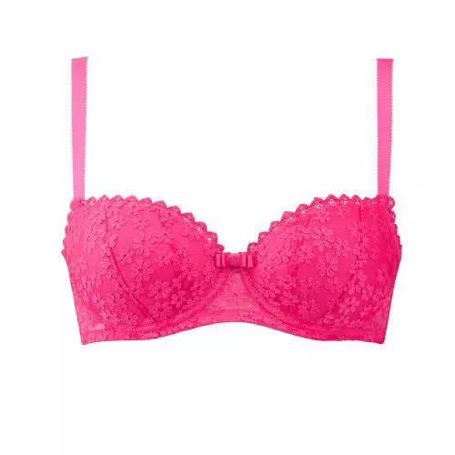 Huit Melisande neon pink bra 32C