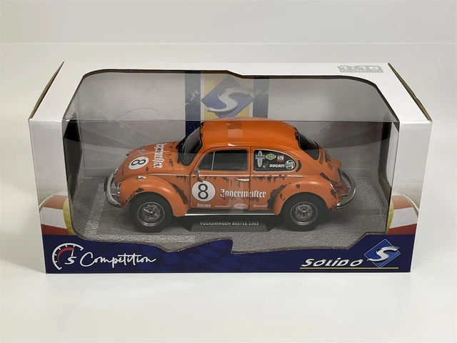VW Beetle 1303 Jaeger Hommage 1974 Orange 1:18 Echelle Solido 1800518 6