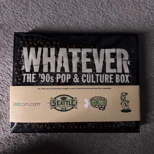 WHATEVER THE '90S Pop and Culture Box-plus Original Book-READ EUR