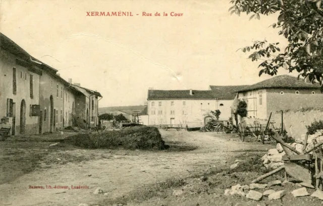 Carte XERMAMENIL Rue de la Cour