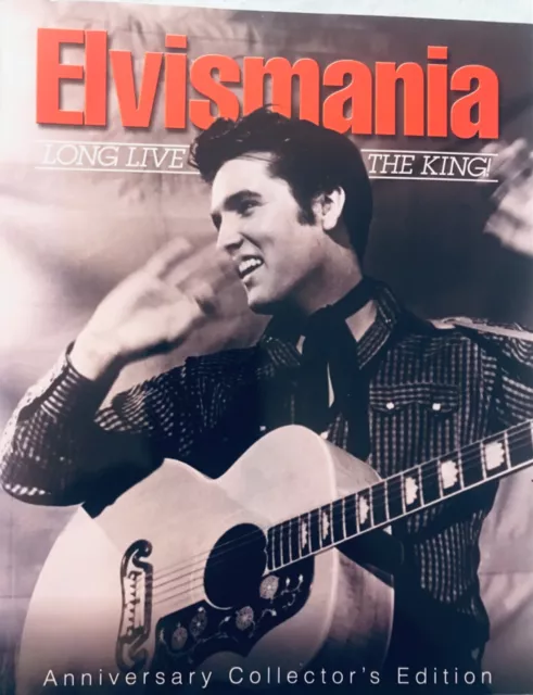 “Elvismania LONG LIVE THE KING”  Anniversary Collector’s Edition Paperback NEW