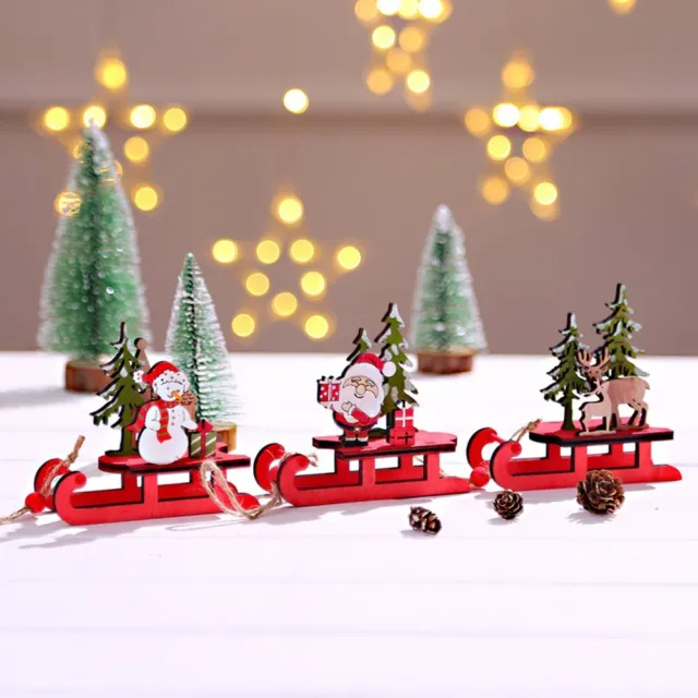 Decorazioni natalizie tradizionali in legno - regalo perfetto per bambini