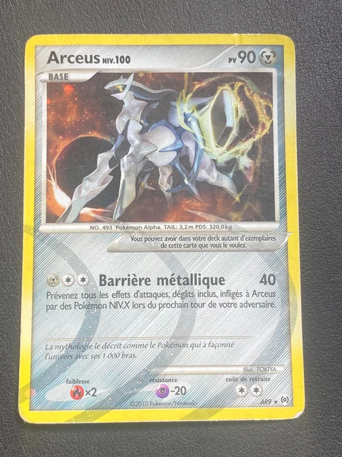 Arceus Platinum Pokemon Cards - Arceus Ar9 Holo Secret - Pl