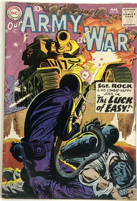 Our Army At War No.92 1960 Joe Kubert Fn