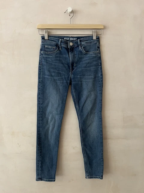 JEANS SKINNY A vita alta H M da bambina denim blu et 8 9 anni EUR