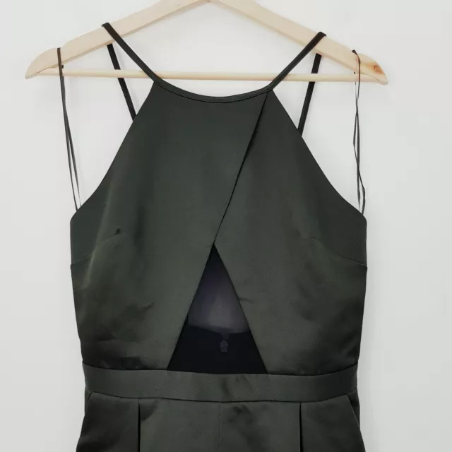 TOPSHOP | Womens Satin Mesh Romper Playsuit NEW + TAGS [ Size AU 10 or US 6 ] 3