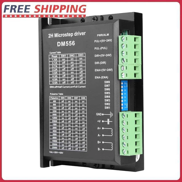 DM556 57 86 Stepper Motor Driver 2-Phase 5.6A Digital Stepping Motor Controller