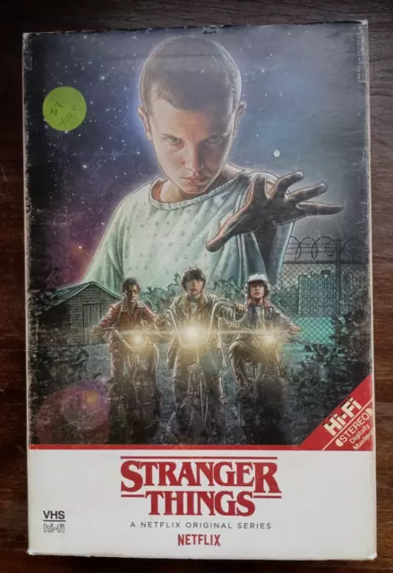 Stranger Things Season 1 (4k /Blu-ray) Target Exclusive VHS case W~POSTER