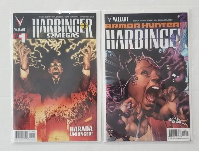 Harbinger Collection, Omegas #1 and Armor Hunters #2, Valiant Comics, 2014
