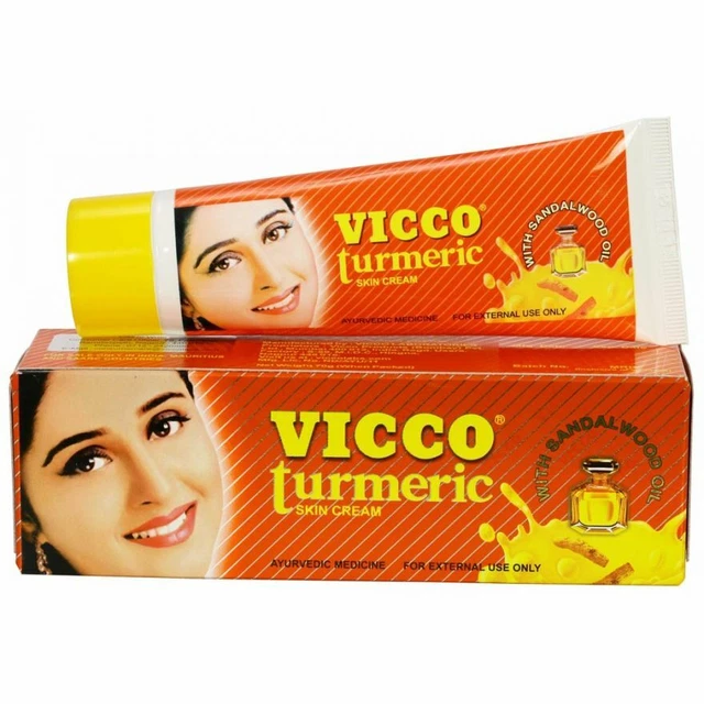 Crème Visage Au Curcuma VI-JOHN – Pack De 3, Peau éclatante, Antibactérien, Voyage