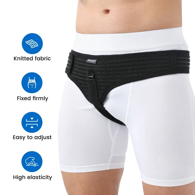MEN HERNIA SUPPORT Belt Sports Inguinal Groin Hernia Pain Relief Truss