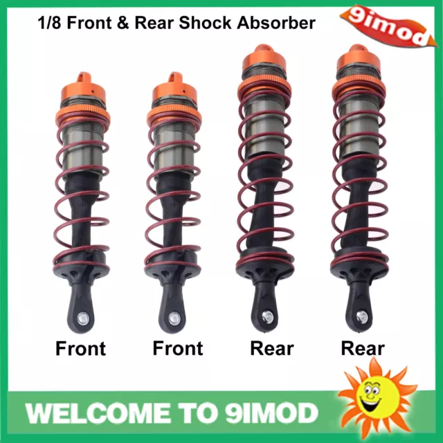 Shock Absorber Front Rear Damper Suspension for 1/8 Racing Car HPI Truck Truggy