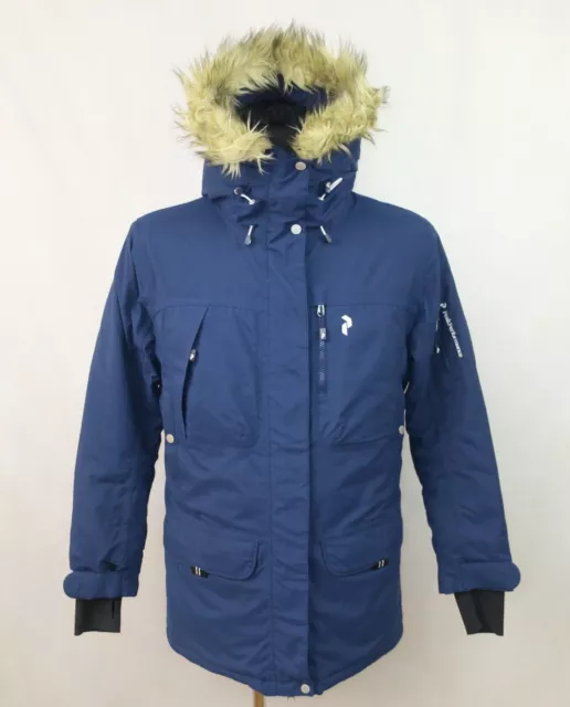 PEAK PERFORMANCE GIACCA DA DONNA IMBOTTITA CON CAPPUCCIO PARKA taglia S