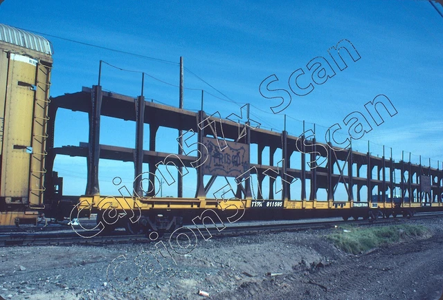 Original Slide- SLSF Frisco Auto Carrier #TTRX 911595 In 6/81