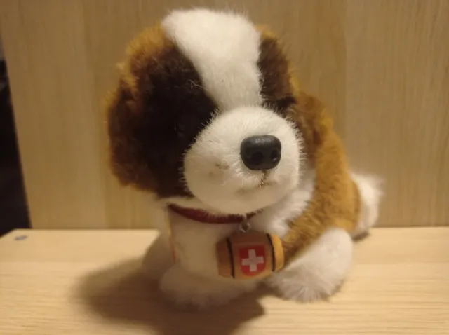 STEIFF, Bernhardiner Bernie, St. Bernhard, 16cm, Webpelz, wie neu